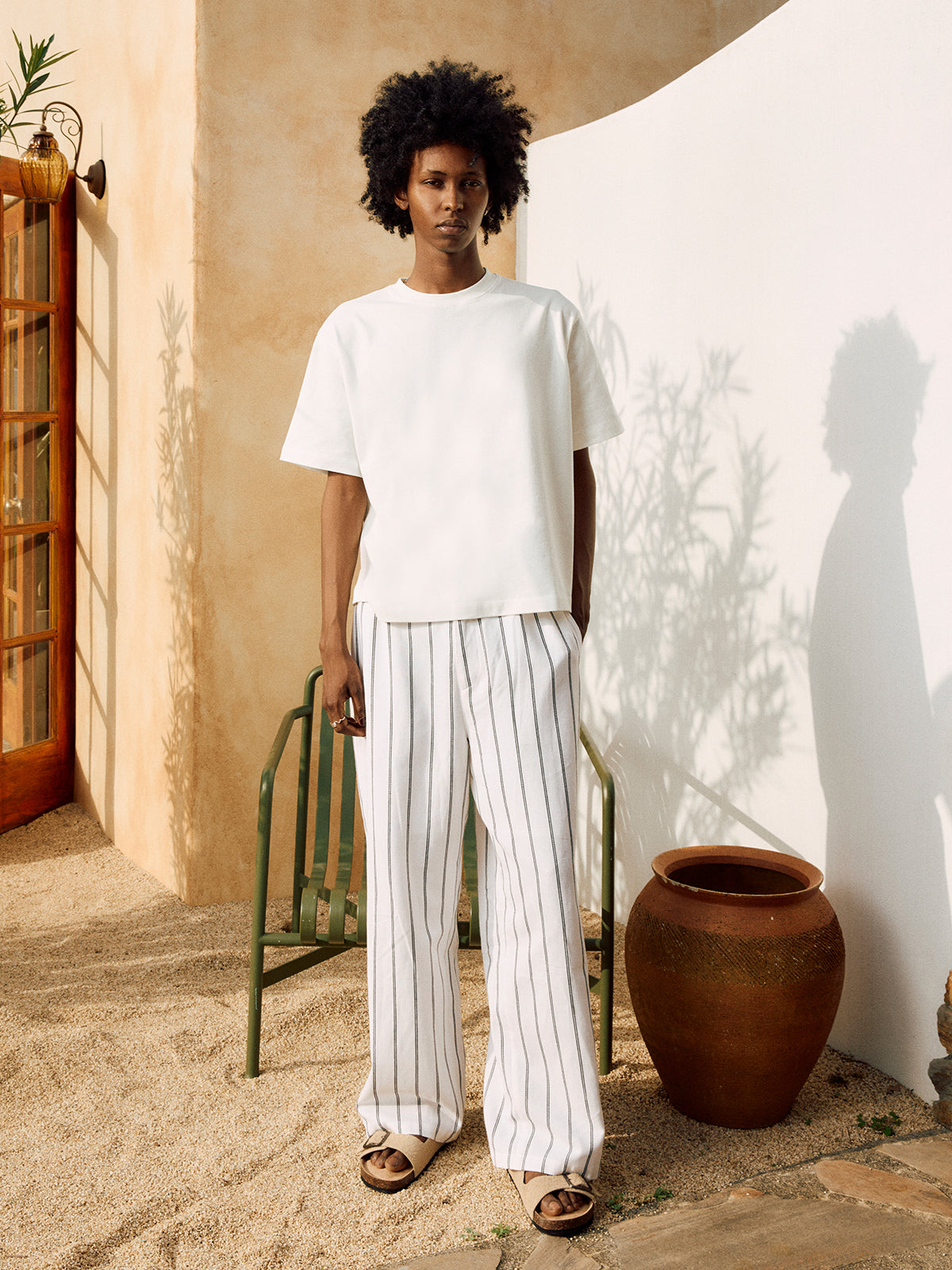 LINEN LINE PANTS