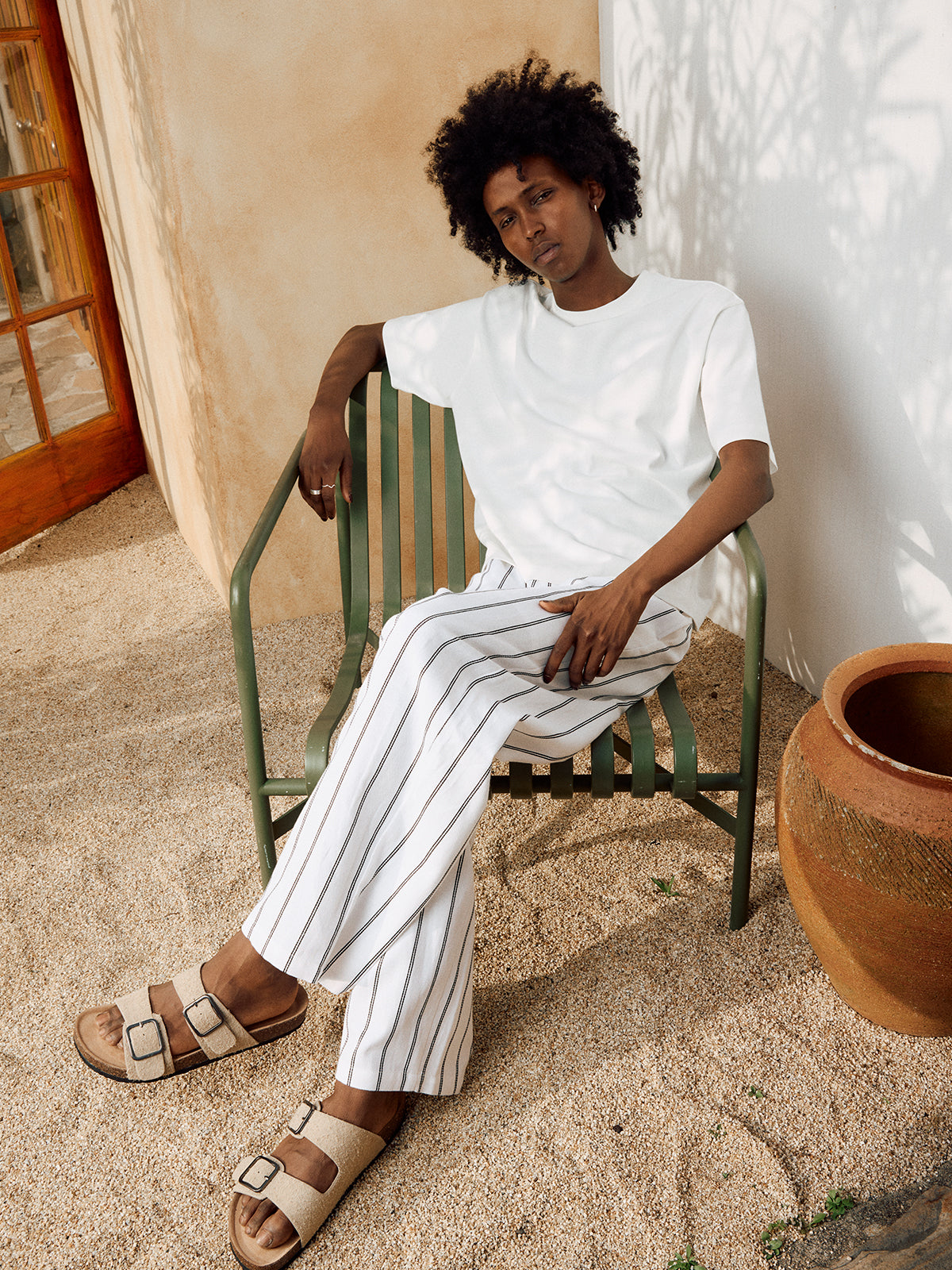 LINEN LINE PANTS