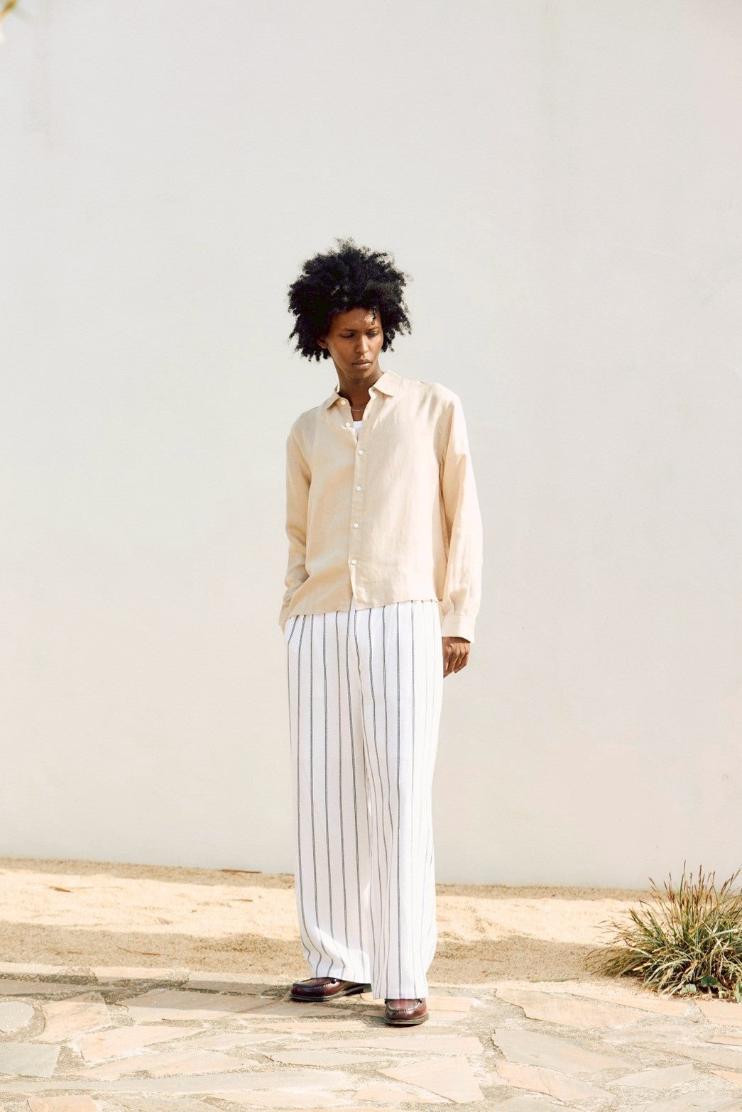 LINEN LINE PANTS
